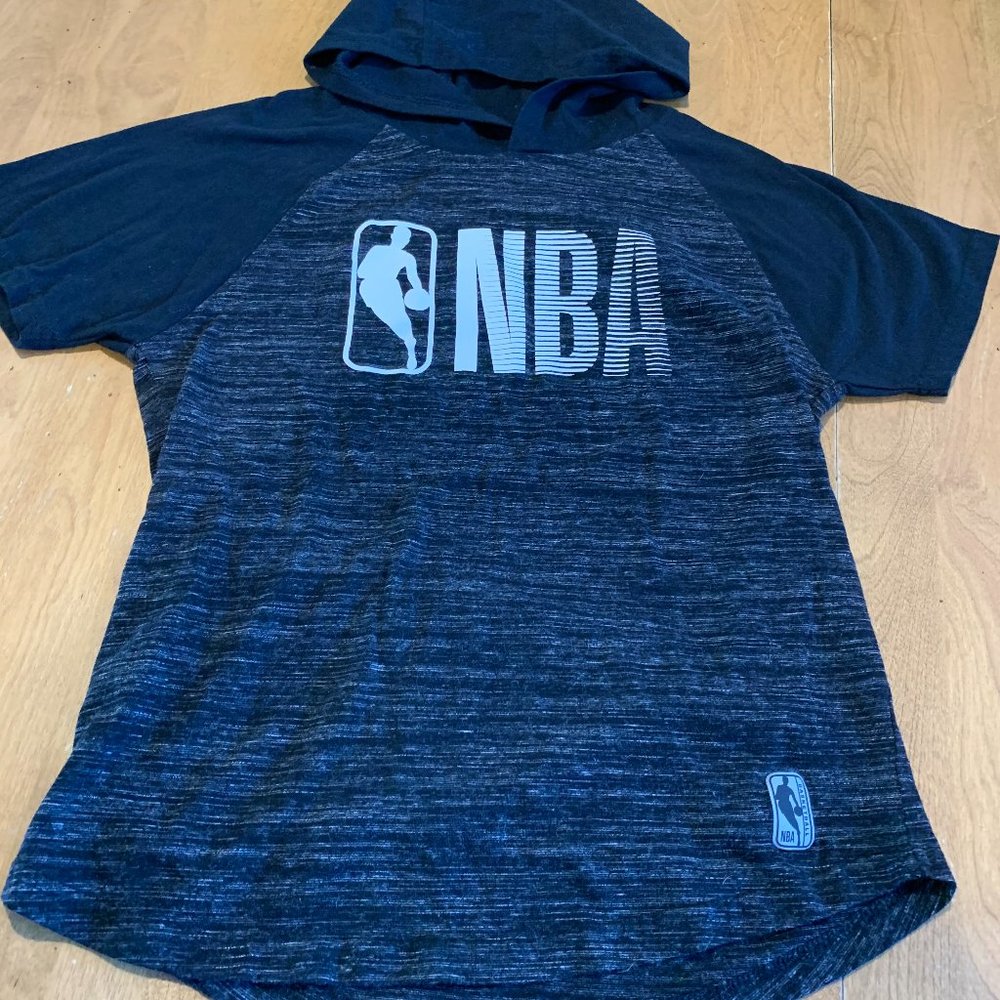 NBA short sleeve boys shirt with hood